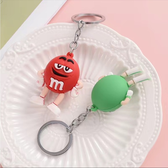 M&M's Keychain Keyring Key Chain
Ring Figure Toy Collectibles set of 4 - Picture 3 of 8